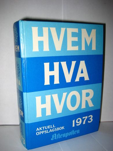 1973, HVEM HVA HVOR.