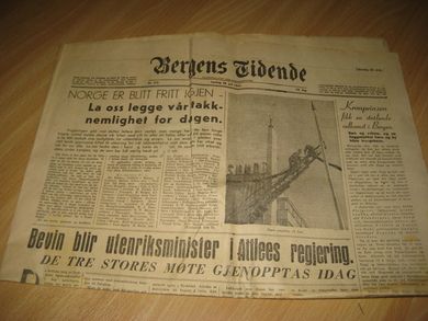 1945 nr 172 Bergens Tidende