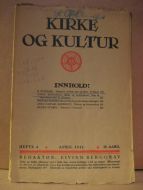 1932 nr 004 KIRKE OG KULTUR