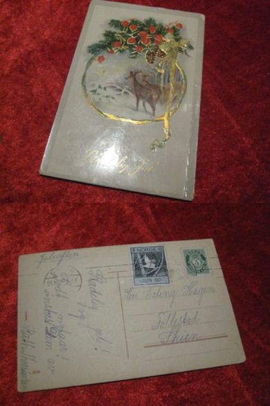 SKIEN 24 12 1917 Med julemerke