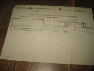 Inkasso papir fra AALESUND OG MØRE PRIVATBANK, 1948.