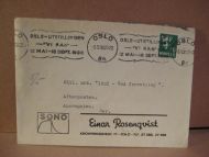 OSLO 5.5.38 med stempel: OSLO UTSTILLINGEN 