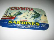 OLYMPIA BRAND, fra STAVANGER CANNING CO, STAVANGER