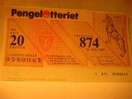 1987 trekning 874 Nr 0580043