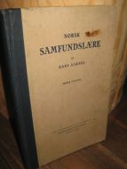 AARNES: NORSK SAMFUNDSLÆRE 1930