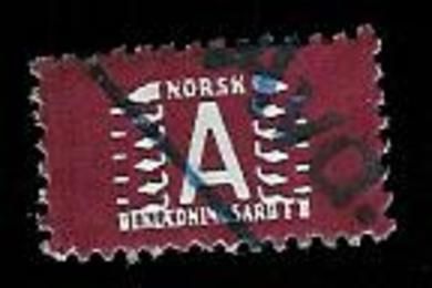 Rødt merke A 40-50 tallet