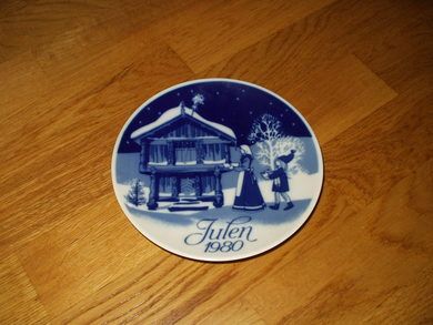 1980 Porsgrunn Juleplatte
