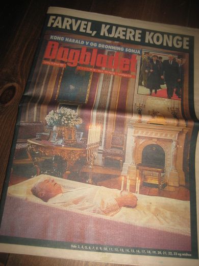 1991 NR 18 FARVEL KJÆRE KONGE DAGBLADET