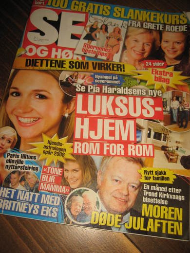 2008,nr 001, Se og Hør.