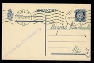 OSLO 23.V.27 fra De Norske Gjær og spritfabrikker, Oslo