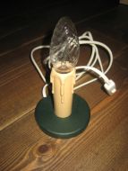 Liten pyntelampe fra noen år tilbake i tid