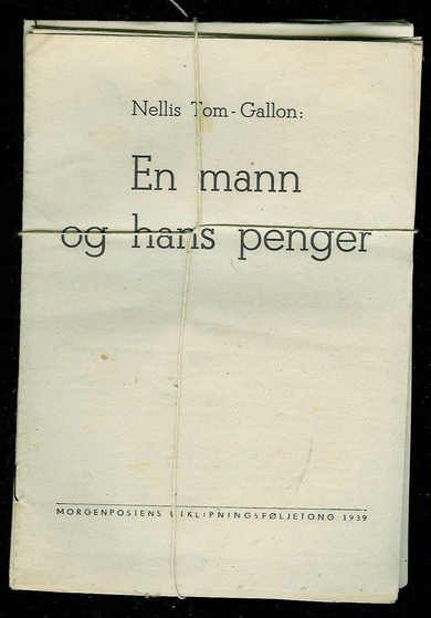 Nellis Tom Gallon: En mann og hans penger 1939