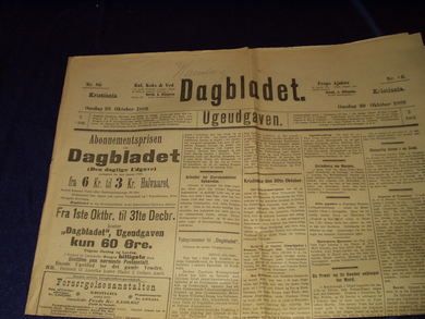1889 nr 086 Dagbladet Ugeutgaven