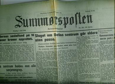 1945 nr 100 Sunnmørsposten