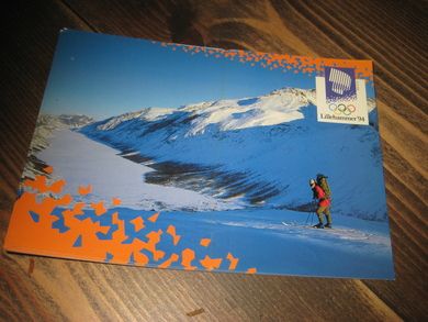 524 LOOC 1991 Skiløper ved Gjende