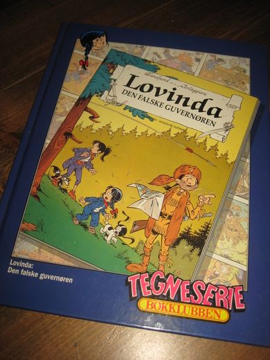 TEGNESERIE BOKKLUBBEN LOVINDA DEN FALSKE GUVERNØREN 1993