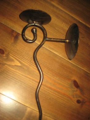 Smijernslysestake for vegg med oppheng ca 34 cm høg