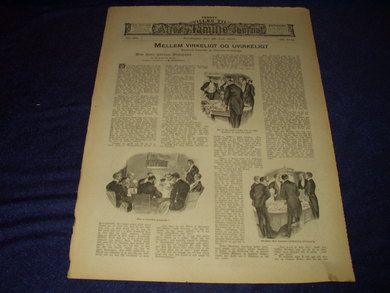1904 nr 030 Tilæg til Allers Familie Journal MELLEM VIRKELIGT OG UVIRKELIGT