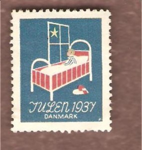 1937, julemerke fra Danmark, ustempla.
