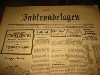 1916 nr 112 Indtrøndelagen