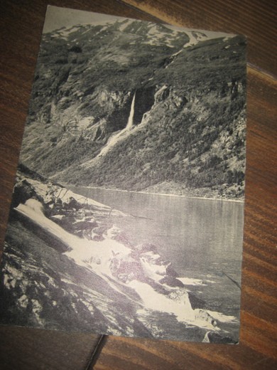 Geirangerfjord. Enerett Wilse, serie B, nr 27.