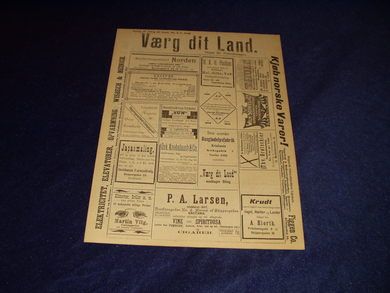1898 nr 005 Værg dit Land