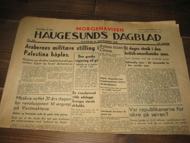 1948 nr 259 HAUGESUNDS DAGBLAD