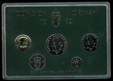 1992 COINS OF NORWAY