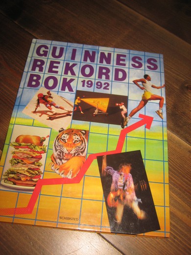 1992, GUINNES REKORD BOK. 