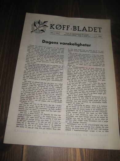 1958 nr 011 KØFF BLADET