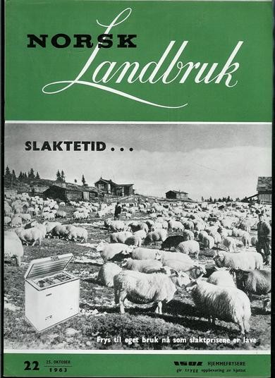1963,nr 022,                    NORSK Landbruk