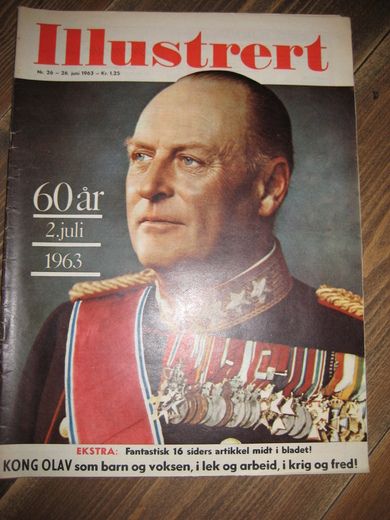 1963 nr 026 Illustrert Kong Olav 60 år