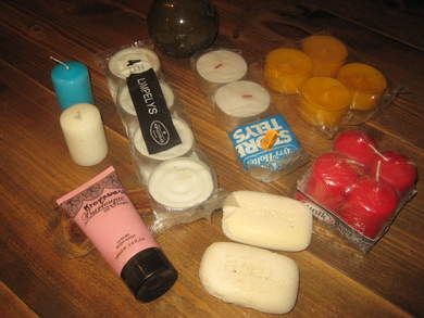 Lot med divere ubrukte lys 70-80 tallet Dette er pakke nr 1