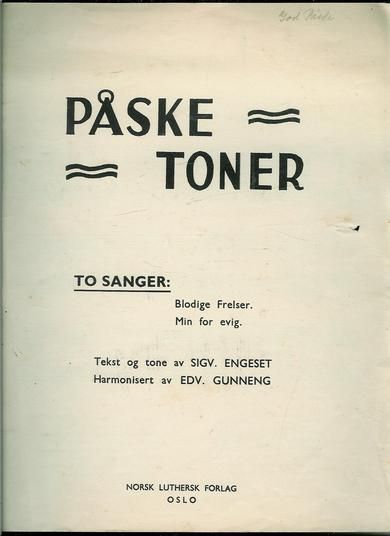 PÅSKE TONER