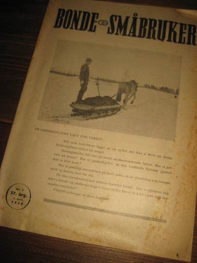 1950 nr 007 BONDE OG SMÅBRUKER