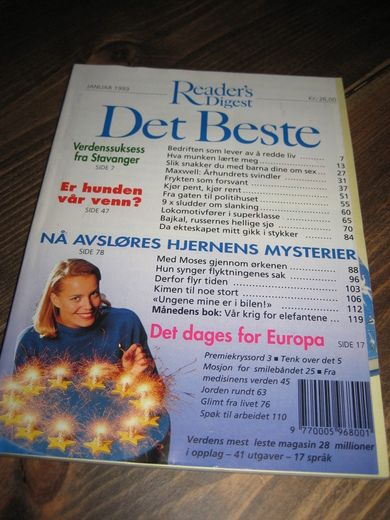 1993 nr 001 Det Beste fra Readers Digest