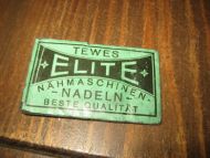 Pakke med symaskinnåler TEWES ELITE NADELN 60 tallet