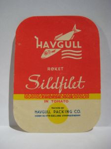 HAVGULL Sildfilet, IN TOMATO, fra HAVGULL PACKING CO, Stavanger.