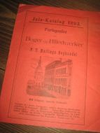 Jule- Katalog 1893. Mallings Boghandel.