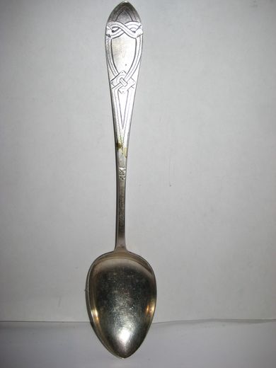 Gammel sølvskei 830 S tidleg 1900