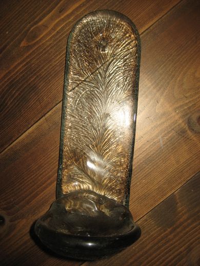 Hadeland lysestake for vegg ca 25 cm høg meget pen 60 tallet