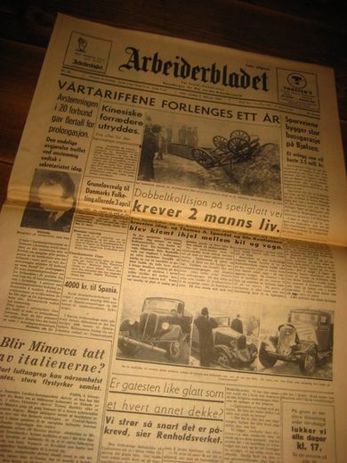 1939 nr 033 Arbeiderbladet