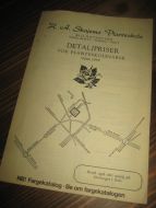 DETALJPRISER FOR PLANTESKOLEVARER, fra Skajems Planteskole, 1969.