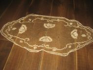 Pen oval duk 57 cm lang 50 tallet