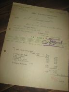 FACTURA fra O LANGERUD DRAMMEN 17 august 1938