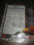 Skjønn hardangerbrikke