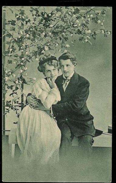 Kort fra tidleg 1900