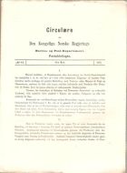 1885,nr 011, Cirkulære fra Den Kongelige Norske Regjerings Marine- og Post- Departement.