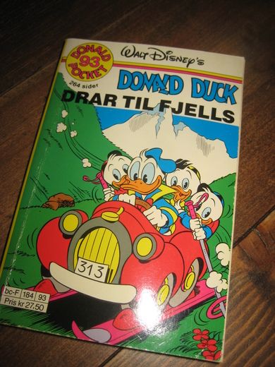 DONALD DUCK DRAR TIL FJELLS Bok nr 93 1 utgave