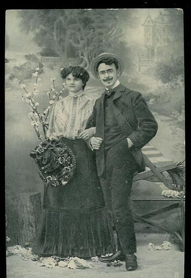 Meget pent kort fra tidleg 1900